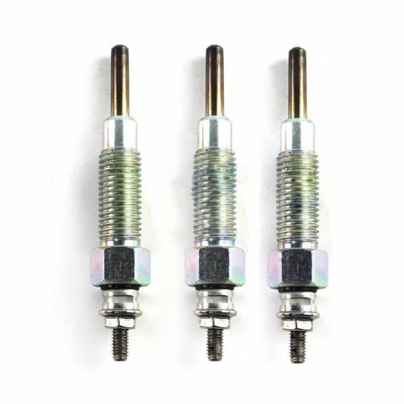 Boxonly 3PCS 10V Diesel Glow Plug Set – Compatible with Isuzu 3LB1 3LD1 4LB1 4LE1 Engines – Replaces 8-97106549-4 8-97106549-1 – Fit for Hitachi Daewoo Mini Excavators - Image 4
